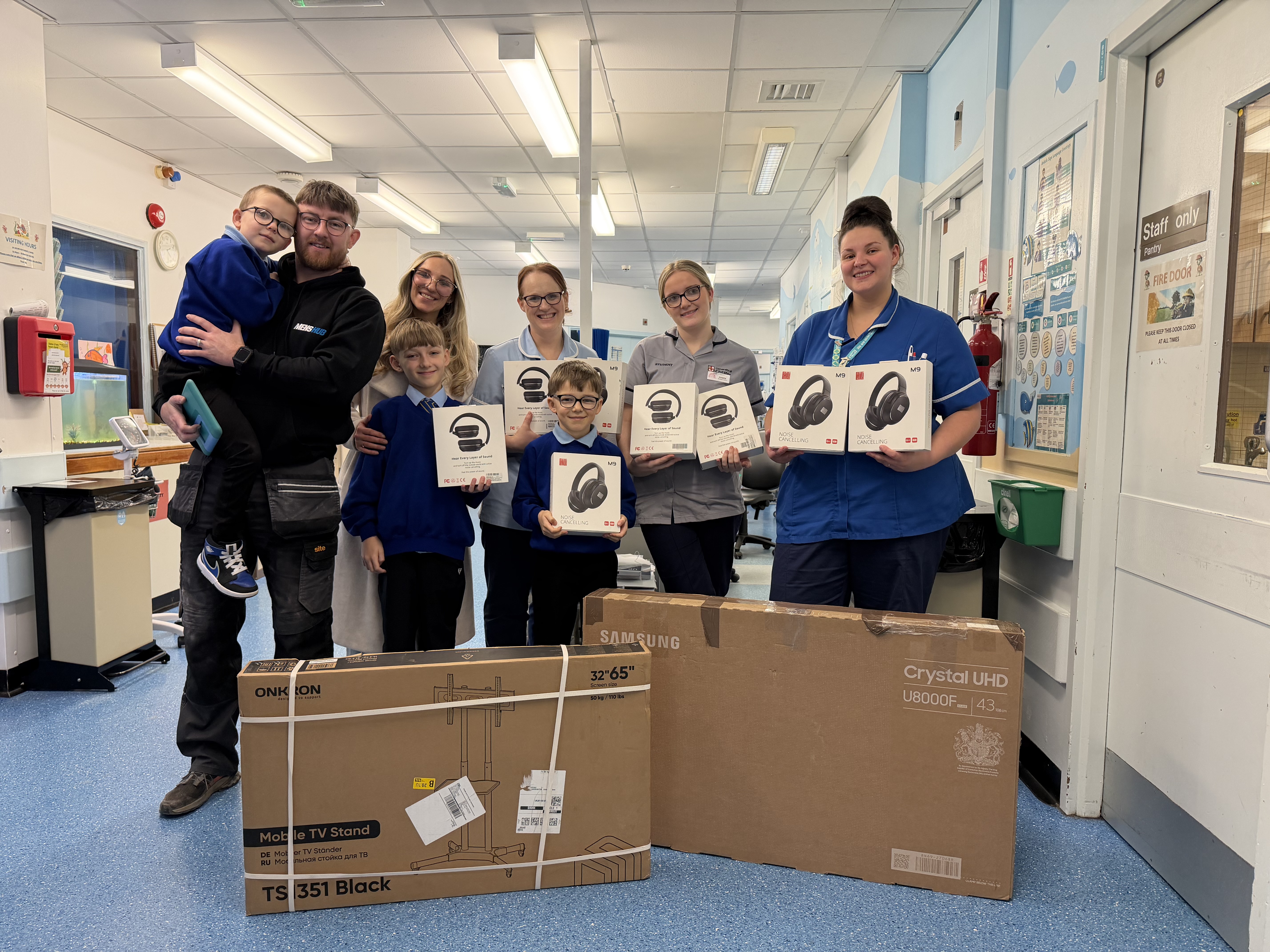 Local biker’s fundraising supports children at Warrington Hospital