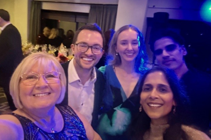 Ball attendees