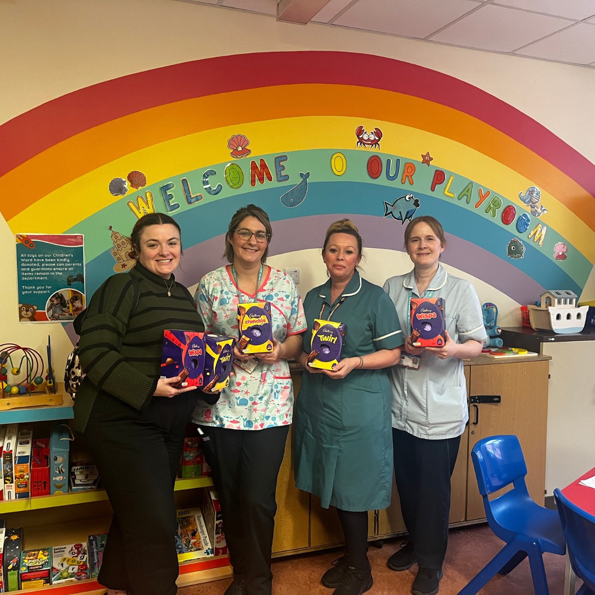 Easter chocolate donation